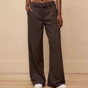 AE stretch poppy trouser in dark brown